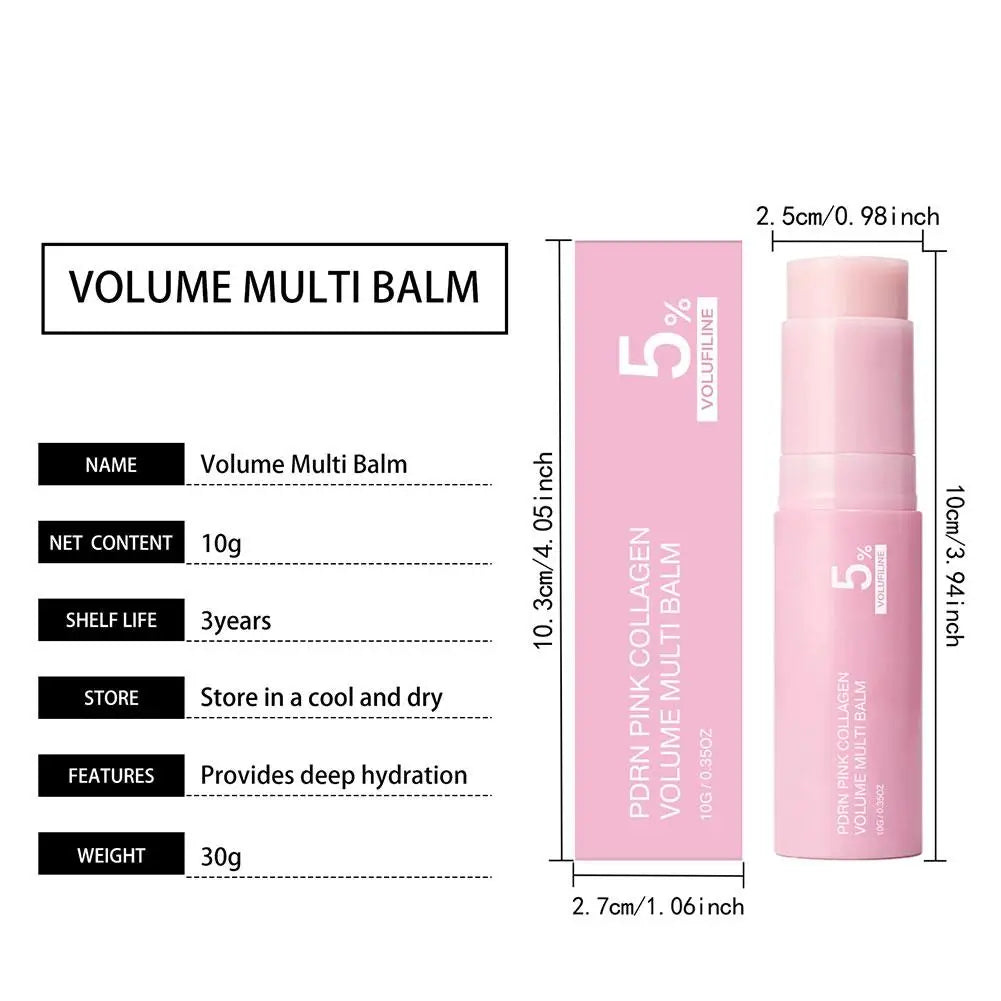 PDRN Pink Collagen Multi Balm Stick NAD+Serum+Moisturizer Face cream Skin Booster Collagen Wrinkle Face Body Hydrating Firming