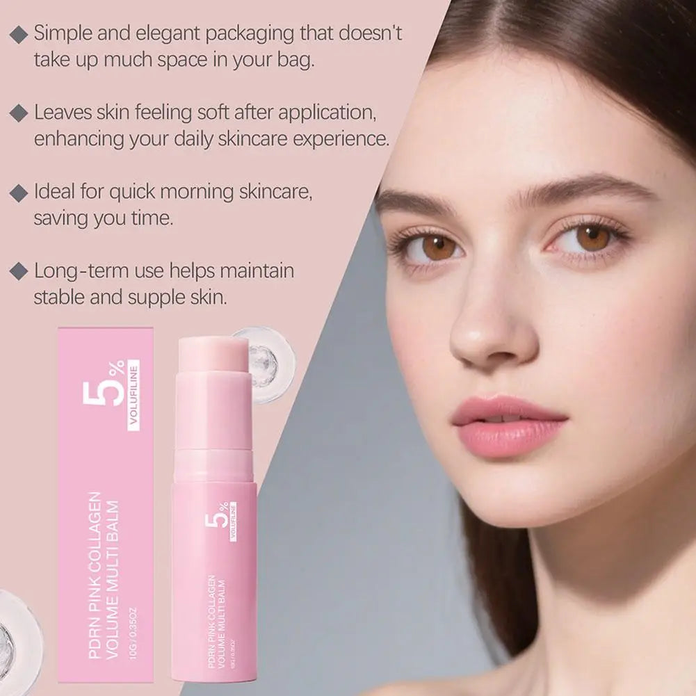 PDRN Pink Collagen Multi Balm Stick NAD+Serum+Moisturizer Face cream Skin Booster Collagen Wrinkle Face Body Hydrating Firming